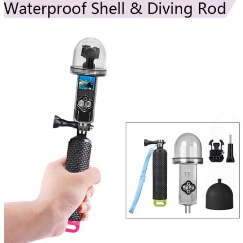 Protective Waterproof Case Shell for DJI Osmo Pocket Diving Rod Buoyancy Stick for DJI OSMO ACTION Handheld Gimbal Part