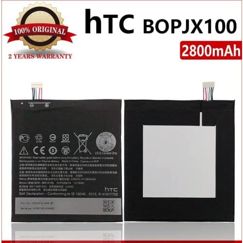 100% Original 2800mAh B0PJX100 BOPJX100 (728 version) Battery For HTC Desire 728 Dual SIM 728 LTE 728G High quality Battery