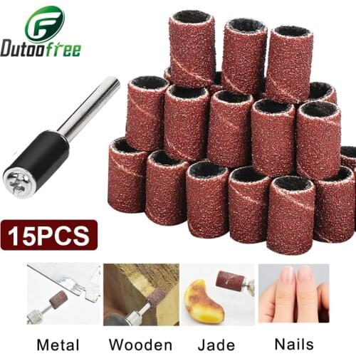 Nail Art Sanding Bands Polish Remover for Electric Nail Drill Accessories Nail Tools Size Dremel Accessories Polishing