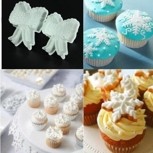 2pcs butterfly plastic cake mould cookies mould fondant tool