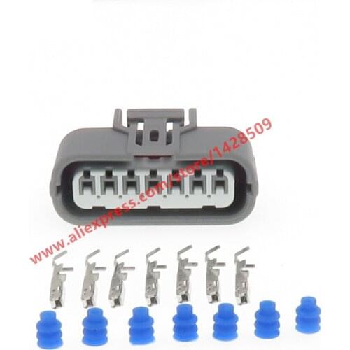 5 Sets 7 Pin Automotive Connector Female Waterproof Auto Electric Wiring Harness Plug 6189-0855