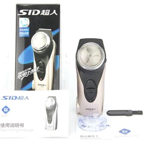 RS102 Single Head Cordless Rotary Razor Rechargeable Travel Washable Electric Shaver For Men Beard Trimmer Barber Razor Shaving