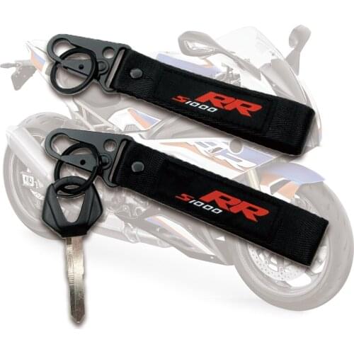 2021 New Motorcycle Collection Keychain Embroidery Logo Key Ring Strap Keyrings For BMW S1000RR S1000 RR S 1000RR HP4 Key Chains