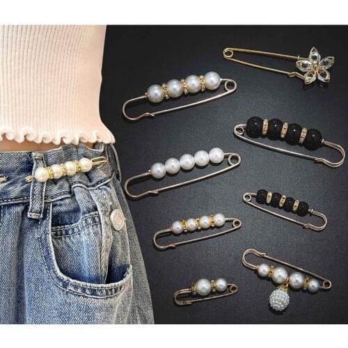 Brooch Womens Trousers Bbuckle Pin Waist Buckle Anti-failure Fixed Clothing Accessories Waist Circumference Change Small Pin