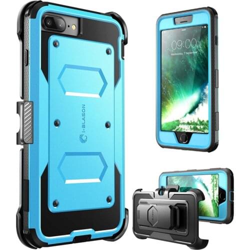 I-BLASON For iphone 7Plus / 8Plus Case Armorbox Full Body Heavy Duty Shock Reduction Bumper Case with Built in Screen Protector