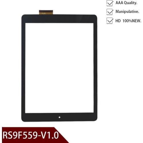 Black 9.7inches for RS9F559_V1.0 tablet capacitive touch screen panel digitizer glass replacement Free Shipping