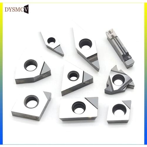 DCMT070204 CCMT DCMT SNMG VCMT APKT PCD CBN turning inserts diamond tool high hardness cutting blade for CNC lathe machine