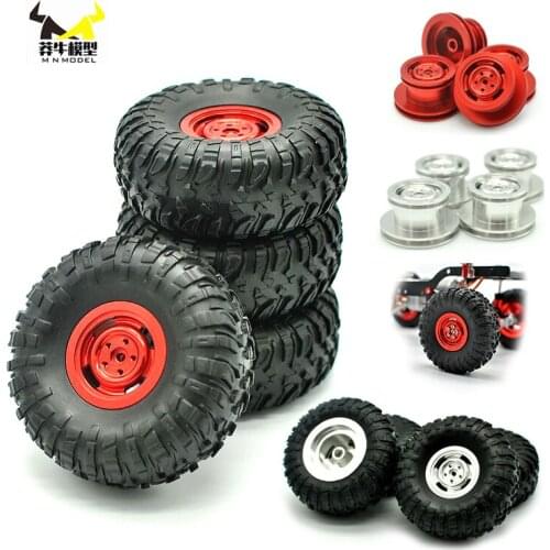 MN PL Model Metal Beadlock Wheels Rims For WPL MN45 D90 91 96 99 MN99S 99A 1/12 Rc Car Wheel Tire Spare Parts WPL MN Car DIY