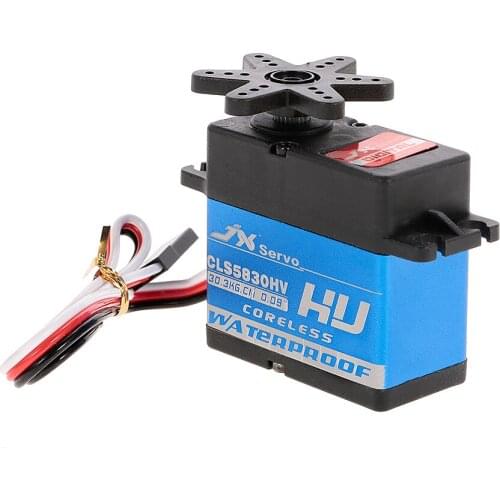 Mini Servo JX CLS5830HV 30.3KG Digital Metal RC Micro Servo Full Waterproof for 1/5 Redcat HPI Baja 5B SS RC Car Airplane