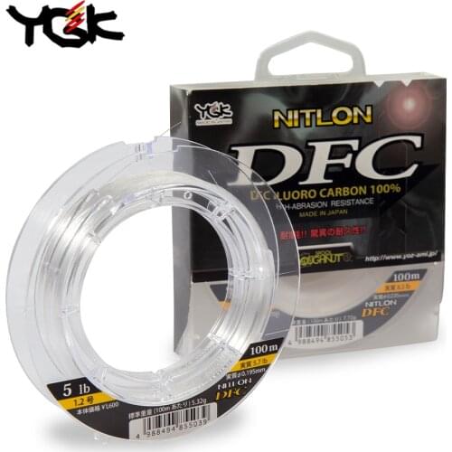 YGK Original DFC Carbon Line Professiona Saltwater Fishing Line Ship Fishing YGK Monofilament Fluorocarbon Line Fior Carp Bass