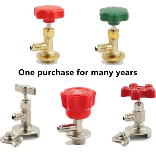 R134A Refrigerant Bottle Opener Universal Valve Bottle Opener Car Air conditioning Tools For Ct338 339 R12 R600A R22 R134A Gas