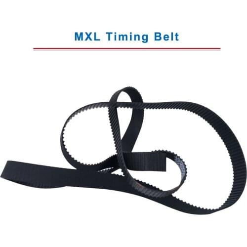 2 pcs MXL Timing Belt model-240/244/248/250/252/254/256/258/259/260MXL Transmission Belt Width 6/10mm For MXL Timing Pulley