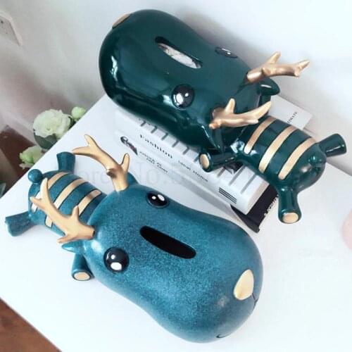 Net Red Tremble Piglet Tissue Box Living Room Cute Carton Toilet Dining Room Cartoon Creative Toilet Roll Carton