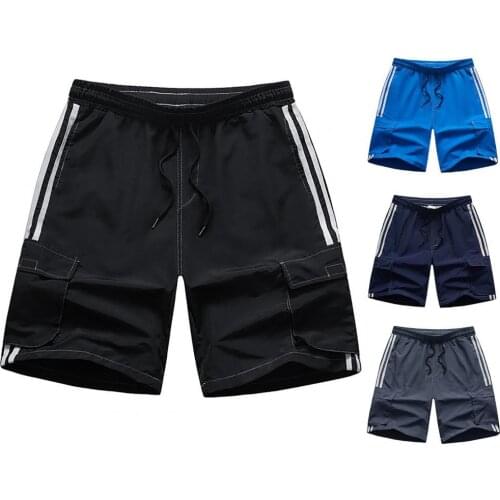 New Loose Men Elastic Waist Men Surfing Shorts Streetwear Beach Shorts Loose Men Elastic Waist Men Surfing Shorts Streetwear