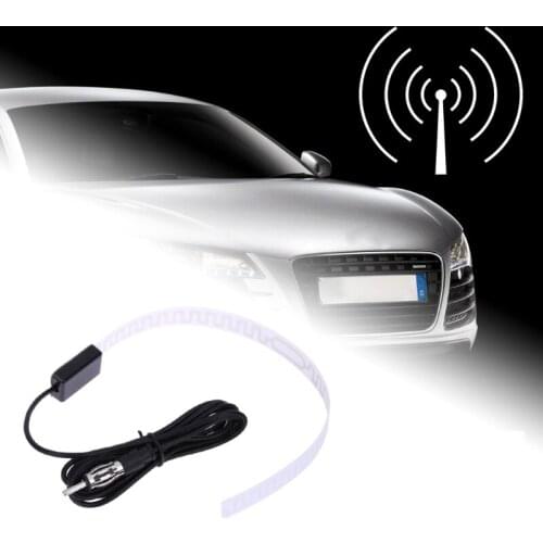 FM Radio Amplified Hidden Antenna Signal Receiver Car Windshield Adhesive Aerial