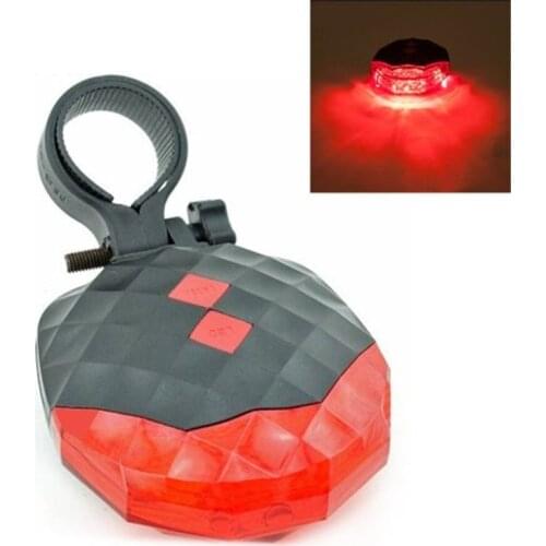 Cycling Bicycle Bike Light Safety Warming Lamp Laser Beam Tail Light With Frosted Glass Shell Bike Lights LT0034