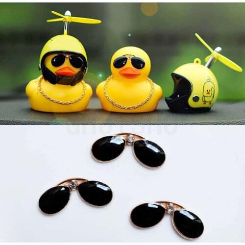 1pc Car Accessories Gift Windbreaking Duck Society Cute Duck In Car Accessories Interior Decoration Dashboard Toys and Helmets