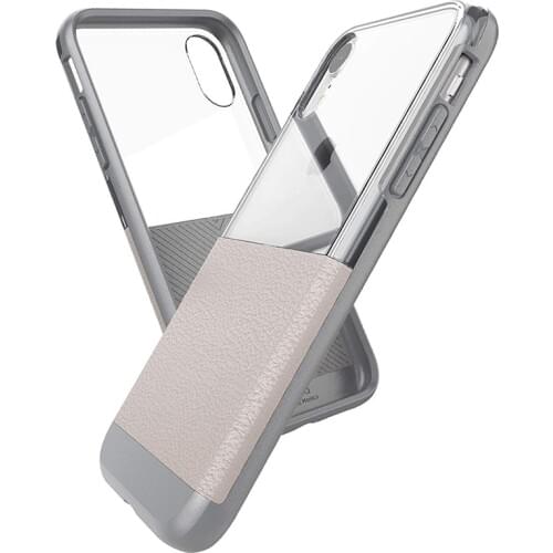 X-Doria Phone Case For iPhone XS Max XR Fashion Protective Polycarbonate Faux Leather Case Cover For iPhone XS Max XR Ultra Thin