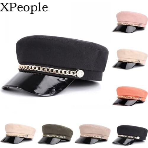 Womens Wool Newsboy Visor Beret Hat Cap for Women Paperboy Cabbie Hats