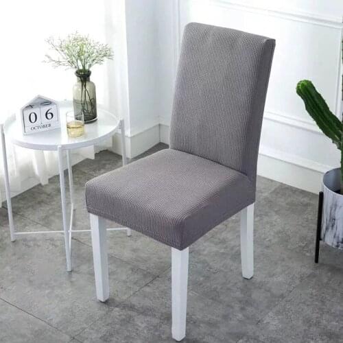 1PC Waterproof Elastic Chair Cover For Kitchen/Wedding Stretch Chair Covers 12 Colors Spandex Dining Room Cover Chair With Back