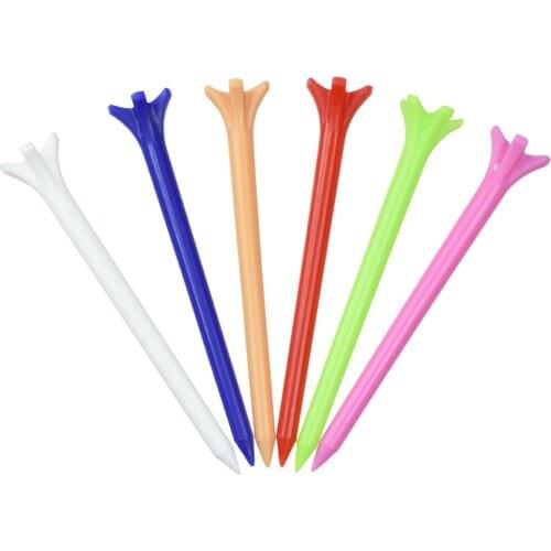 100Pcs Outdoor Plastic Height Control Golf Tees Tool Practicing Ball Holder for home yard garden kids golfer beginner club nice
