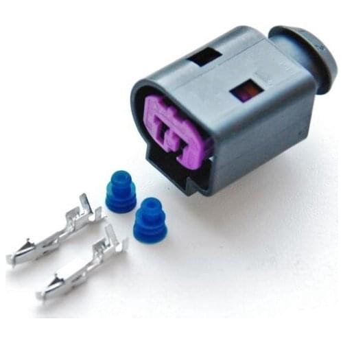 5/10pcs/lot 2 Pin/Way Imported Engine Speaker Sensor Plug Connector For AUDI Q5 Q7 VW Magotan Sagitar CC 1J0 973 772