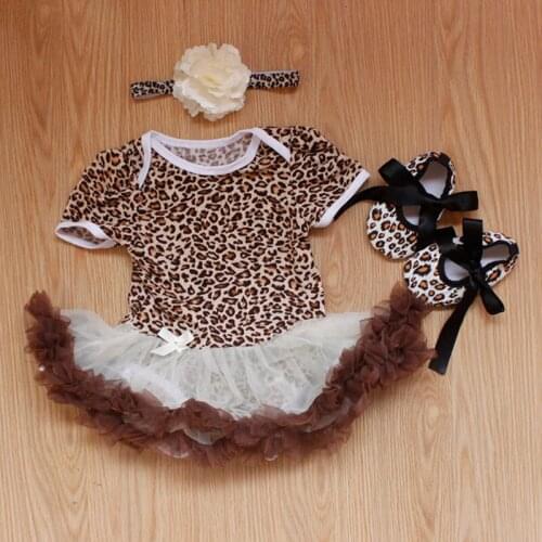 2020 Fashion Baby Dresses Infant Girl Rompers Dress Baby Girls Clothes Sets 3pcs Newborn Cotton Jumpsuit Clothes