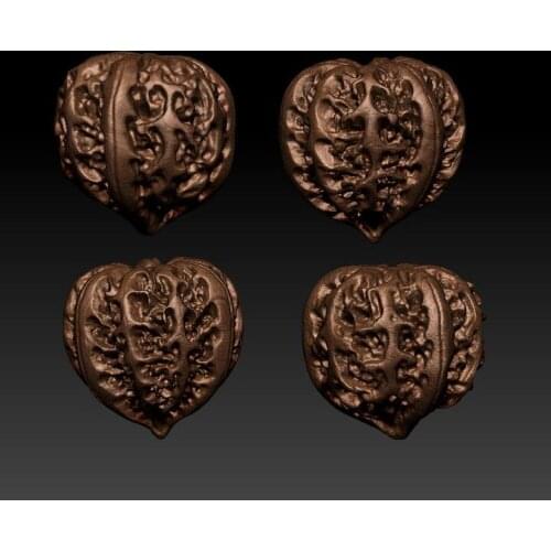 3D model relief for cnc in STL format Peach-stone carving