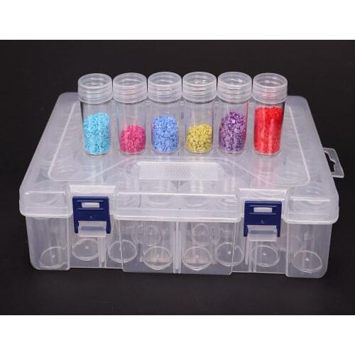 44Lattices Dismountable Diamond Embroidery Accessories diamond painting Boxes Cross Stitch Cases Storage Organizer Home Storage