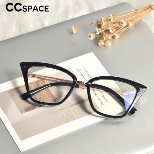 53384 Cat Eye TR90 Frame Anti Blue Light Ladies Eyewear Decorative Fashionable Womens Working Computer Glasses