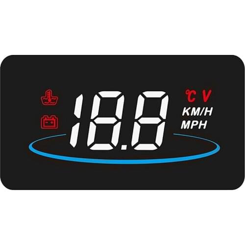 Car HUD Head Up Display OBD2 II Overspeed Warning System Projector Windshield Auto Electronic Voltage Alarm L2