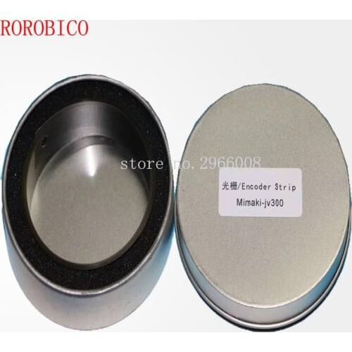 Free shipping! 2pcs inkjet printer spare part original Mimaki JV300 encoder strip for solvent printer mimaki (thicker with hole)