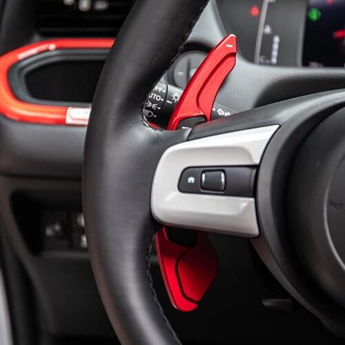 For Honda e 2020 Fit MK4 Jazz 2021 City Civic Sport Car Steering Wheel Shifter Paddle Gear DSG Extender Stickers Car Accessories