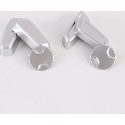 For Hyundai Sonata DN8 2020 2021 ABS Chrome Car Seat Adjustment Knob Button Switch Cover Trim Sticker Car-Styling Accessories