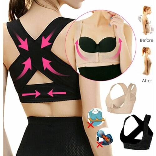 Women Adjustable Shoulder Back Posture Corrector Girl Chest Brace Support Belt hunchback Back Pain Support De Postura S-2XL