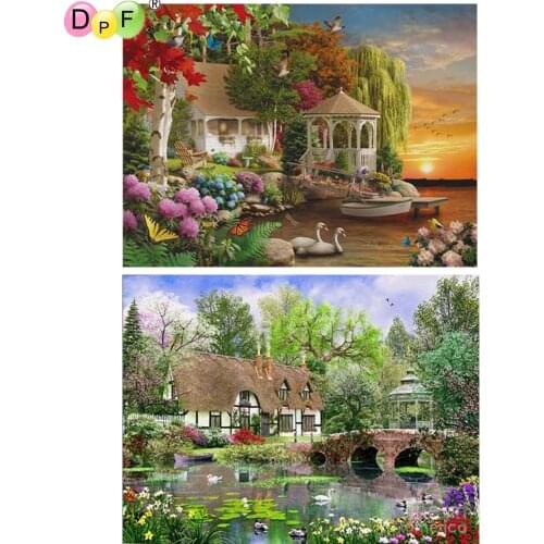 DPF diamond painting cross stitch Hourse diamond embroidery crafts diamond mosaic kit square/round rhinestone home decor
