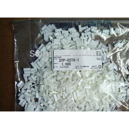 SYP-02TV-1 CONN PLUG HSNG 2POS 2.5MM WHITE Connectors terminals housings 100% new and original parts