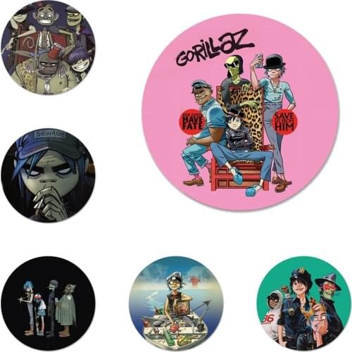 Gorillaz Boat Illust Music Icons Pins Badge Decoration Brooches Metal Badges For Backpack Decoration