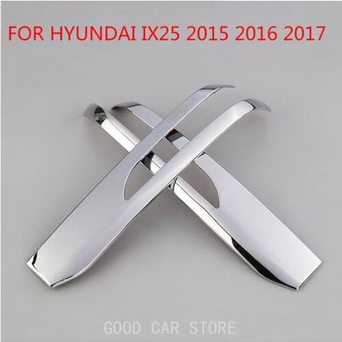 For Hyundai Creta IX25 2015 2016 2017 ABS Chrome Rear View cover RearView Mirror Trim Wing Decoration Accessories