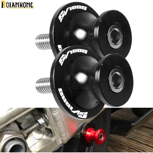 Motorcycle CNC Swingarm Spools Slider 6/8/10mm Swing Screw Sliders For Suzuki SV1000/S 2003-2007 2008 2002 2001 2004 2005 2006