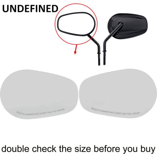Motorcycle Mirror Glass lens Tapered Rearview Mirrors Lenses For Harley Touring Road Glide FLHT FLTR 1982-2018 Retroviseur Moto