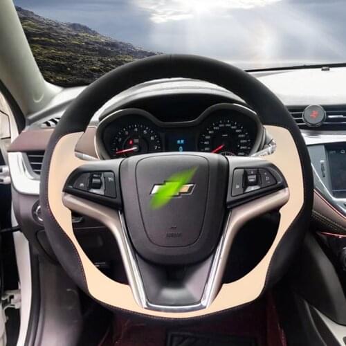 For Chevrolet chevrolet CRUZE MALIBU XL Cavalier trax sail DIY custom leather car interior steering wheel cover