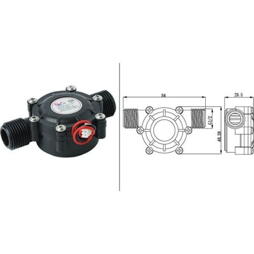 DC 12v Micro Hydro Turbine Generator High Power Flow Hydraulic