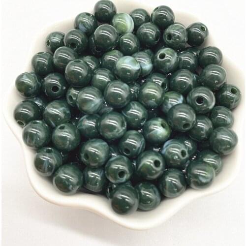 New 8mm --14mm Acrylic Beads Imitation Pearl Beads Scattered Beads DIY Handmade Earrings Bracelet Accessories Materials #10