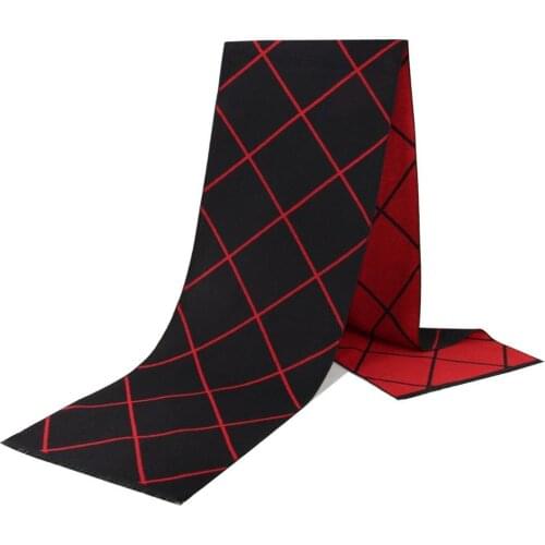 New Style Patchwork Striped Scarf men Womens Winter Faux Cashmere Scarf Tassled Versatile Warm Cape-Style Western Style