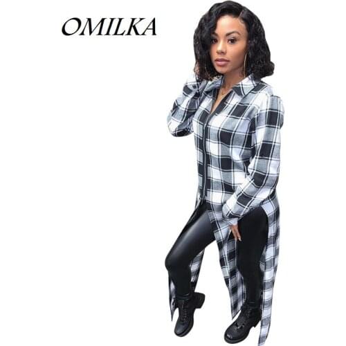 Женские классические рубашки OMILKA China At AliExpress