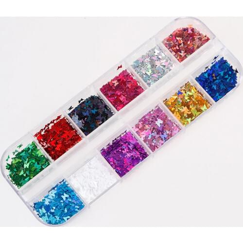 Professional Nail Sparkle Flakes Nails Art Supplies Decals Glitter Women Beauty