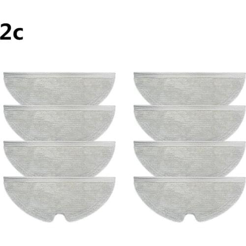 8pcs Washable Sweeping robot Accessories mop cloth rag For xiaomi mijia Mi Robot Vacuum mop 2c Robot Vacuum Cleaner Parts Kits