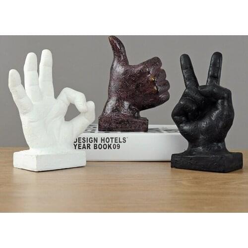 European-style Gesture Resin Ornaments Office Decorations Home Bedside Table Bedroom Room Personalized Computer Desk Furnishings