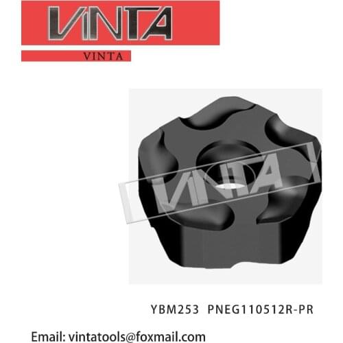Free shipping high quality 10pcs/lots YBM253 YBC302 PNEG110512R-PR cnc carbide milling inserts Lathe Turning Blades Cutters